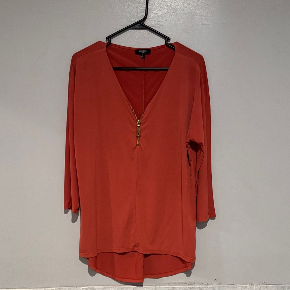 Premise Burnt Orange Blouse